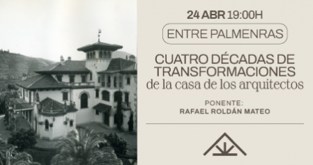 El próximo jueves 24 de abril el Colegio de Arquitectos de Málaga acoge la conferencia “Cuatro décadas de transformaciones de la casa de los arquitectos”, un viaje en el tiempo que guiará el arquitecto Rafael Roldán Mateo.